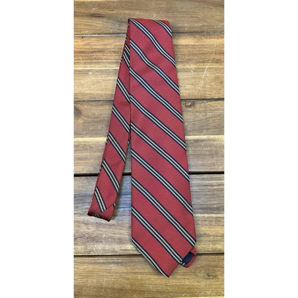 Brooks Brothers Makers Men's Tie 100% Silk Made in USA Vintage 58 Preppy - Picture 2 of 6